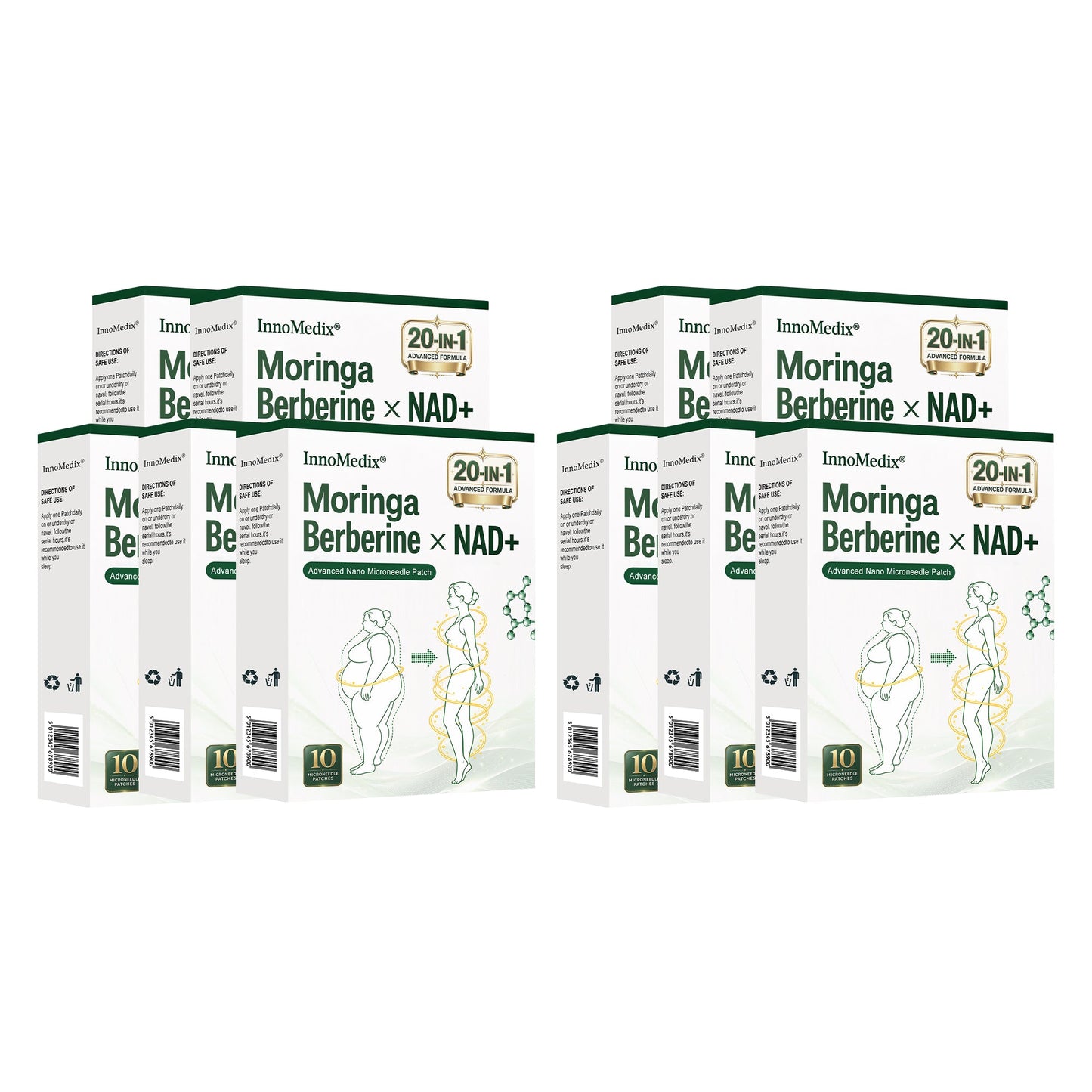 ๐ฅInnoMedixยฎ Moringa Berberine x NAD+ 20-IN-1 Advanced Nano Microneedle Patch( ๐๐ฎ๐ฌ๐ญ ๐จ๐ง๐๐ ๐ ๐๐๐ฒ, ๐ฏ๐ข๐ฌ๐ข๐๐ฅ๐ ๐๐ก๐๐ง๐ ๐๐ฌ ๐ข๐ง ๐ ๐๐๐ฒ๐ฌ)