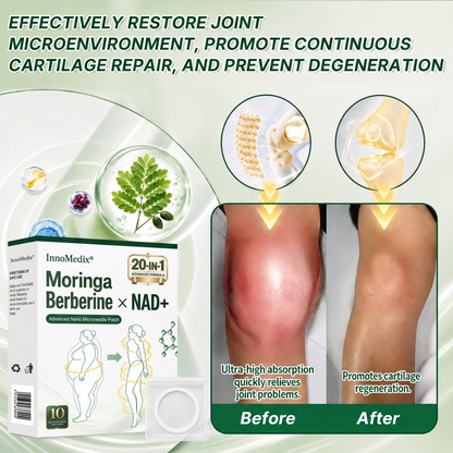 🥝InnoMedix® Moringa Berberine x NAD+ 20-IN-1 Advanced Nano Microneedle Patch( 𝐉𝐮𝐬𝐭 𝐨𝐧𝐜𝐞 𝐚 𝐝𝐚𝐲, 𝐯𝐢𝐬𝐢𝐛𝐥𝐞 𝐜𝐡𝐚𝐧𝐠𝐞𝐬 𝐢𝐧 𝟕 𝐝𝐚𝐲𝐬)