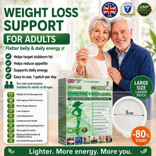 🍀New Arrival · Hot Seller | 𝐇𝐞𝐚𝐥𝐫𝐢𝐳𝐞®Moringa Berberine × NAD⁺ 10-in-1 Nano Microneedle Patch (Just once daily, visible changes in 7 days) ✅ Supports weight management, loose skin, diabetes care, sleep apnea, joint comfort, and more