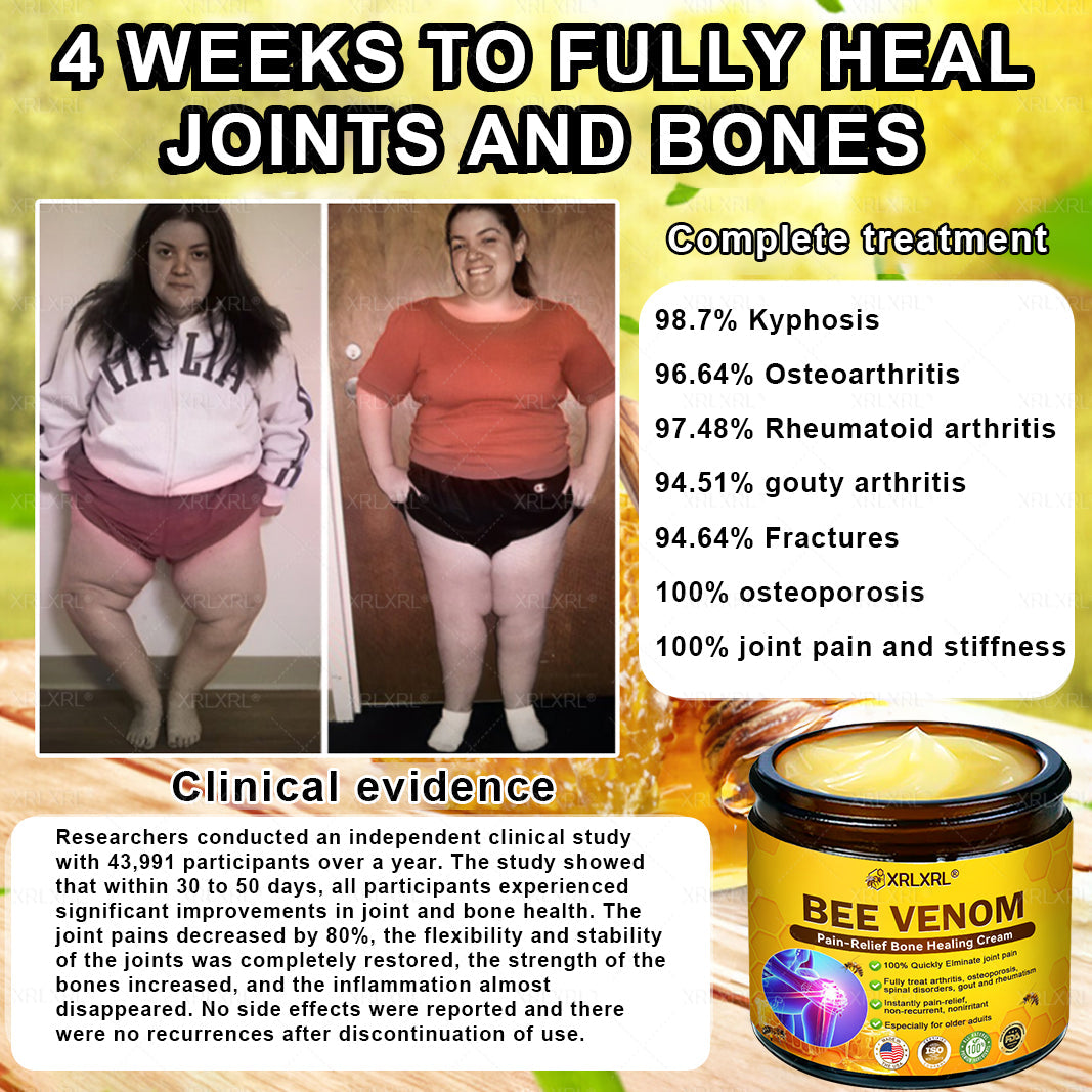 🎄🎄XRLXRL® Bee Venom Pain-Relief Bone Healing Cream (Specially for older adults)