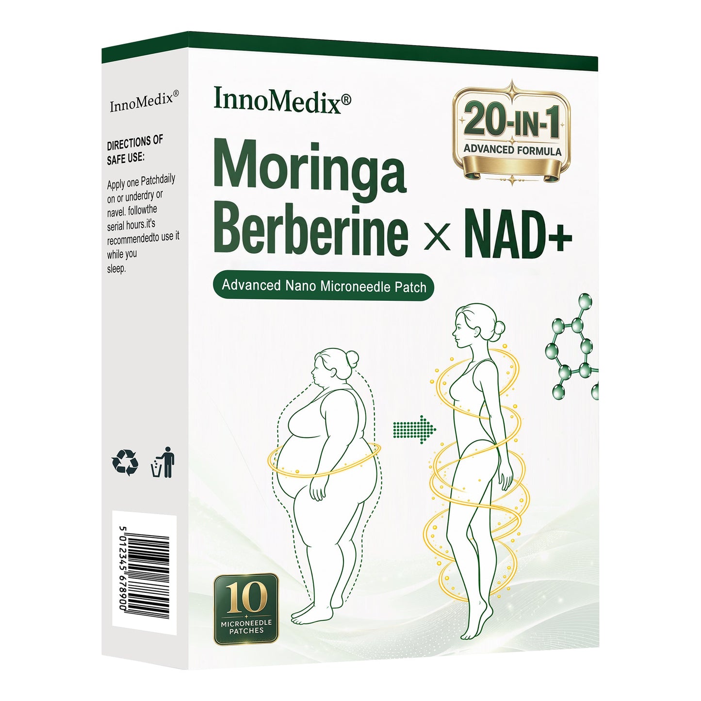 🥝InnoMedix® Moringa Berberine x NAD+ 20-IN-1 Advanced Nano Microneedle Patch( 𝐉𝐮𝐬𝐭 𝐨𝐧𝐜𝐞 𝐚 𝐝𝐚𝐲, 𝐯𝐢𝐬𝐢𝐛𝐥𝐞 𝐜𝐡𝐚𝐧𝐠𝐞𝐬 𝐢𝐧 𝟕 𝐝𝐚𝐲𝐬)