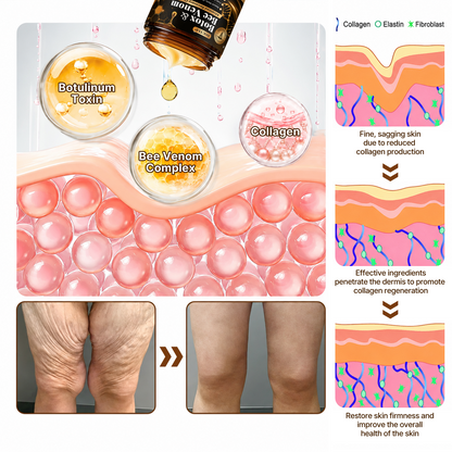 Made and Shipped from US DOCTIA® 🐝Botox & Bee Venom Advanced Recovery Cream—For Wrinkles, Sagging Skin, Skin Tags & Rough Bumps