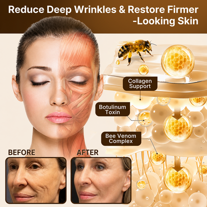 Made and Shipped from US DOCTIA® 🐝Botox & Bee Venom Advanced Recovery Cream—For Wrinkles, Sagging Skin, Skin Tags & Rough Bumps