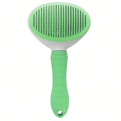 1pc Cat Grooming Brush Pet Hair Remover Comb Anti-Slip Stainless Steel Dog Brush Cat Accessory