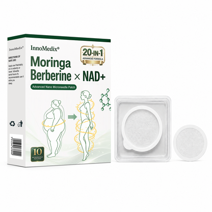 🥝InnoMedix® Moringa Berberine x NAD+ 20-IN-1 Advanced Nano Microneedle Patch( 𝐉𝐮𝐬𝐭 𝐨𝐧𝐜𝐞 𝐚 𝐝𝐚𝐲, 𝐯𝐢𝐬𝐢𝐛𝐥𝐞 𝐜𝐡𝐚𝐧𝐠𝐞𝐬 𝐢𝐧 𝟕 𝐝𝐚𝐲𝐬)